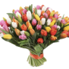 Фото товара 101 різнокольоровий тюльпан у Тернополі