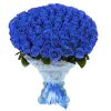 Фото товара 101 синя троянда (фарбована) у Тернополі