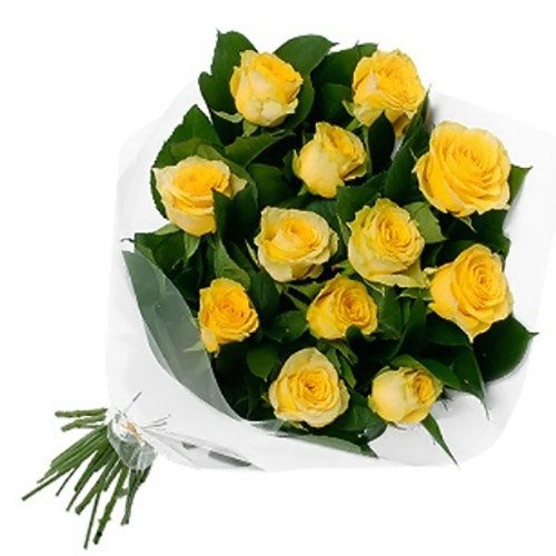 Фото товара 11 жовтих троянд у Тернополі