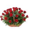 Фото товара 35 червоних троянд в кошику у Тернополі