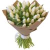Фото товара 31 білий тюльпан у коробці у Тернополі