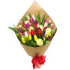 Фото товара 45 червоних тюльпанів у коробці у Тернополі