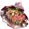 Фото товара 31 тюльпан "Весняний вітер" у квадратній коробці у Тернополі