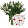 Фото товара 101 красный тюльпан в коробке у Тернополі