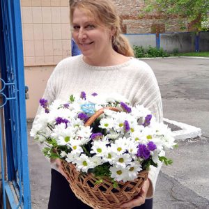 Фото товара Кошик "Квіткова галявина" у Тернополі