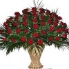 Фото товара 200 кустовых роз в корзине у Тернополі
