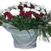 Фото товара Кошик 100 троянд у папороті у Тернополі