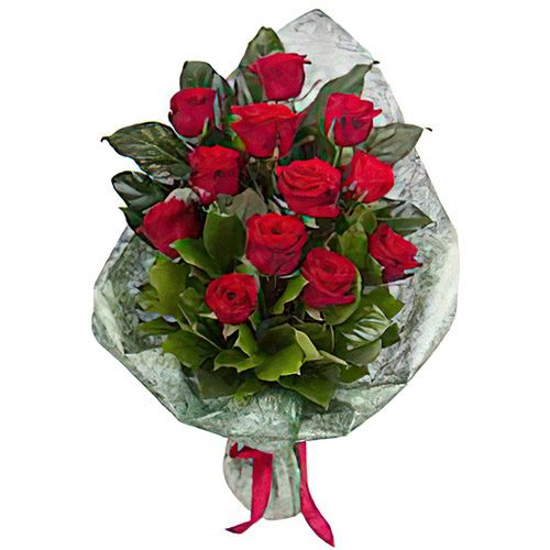 Фото товара 12 красных роз у Тернополі
