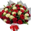 Фото товара 51 роза четырёх сортов у Тернополі