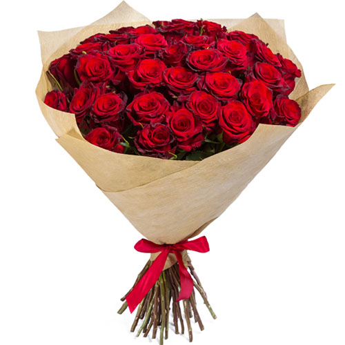 Фото товара 35 червоних троянд у Тернополі