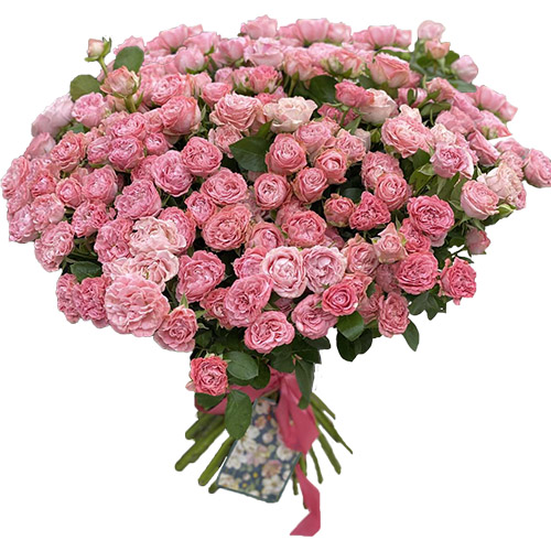 Фото товара 33 кустовые пионовидные розы у Тернополі