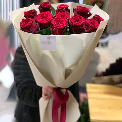 букет 11 красных роз в Тернополе фото