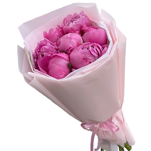 Фото товара 7 розовых пионов у Тернополі