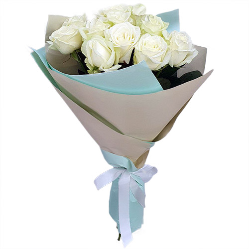 Фото товара Букет белых роз (11 шт) у Тернополі