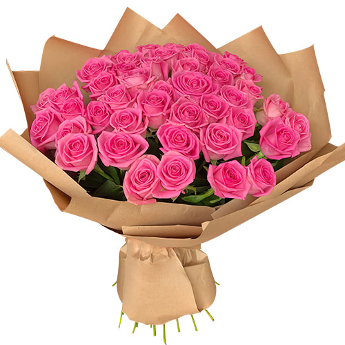 Фото товара Букет розовых роз - 51 шт у Тернополі