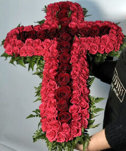 Фото товара Икебана "Алый крест" у Тернополі